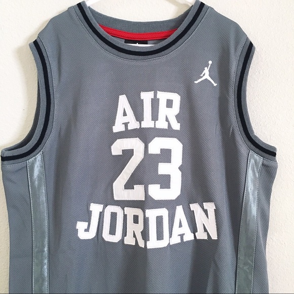 grey jordan jersey